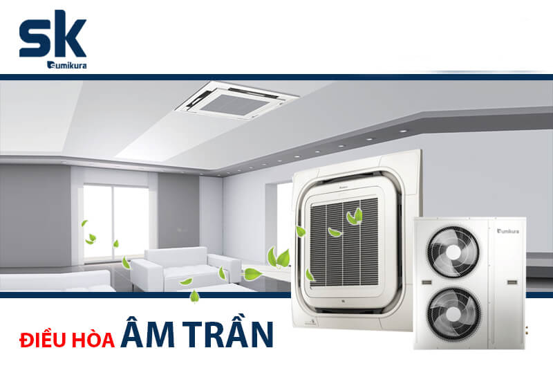 Đánh khả năng làm lạnh, độ ồn và hiệu quả trên điều hòa âm trần Sumikura 36000btu APC/APO-360/8W-A32