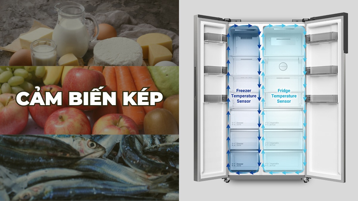 Tủ lạnh Hitachi HRSN9552DGBVN đẳng cấp, đáng đầu tư