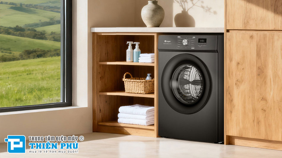 Tìm hiểu những tính năng cơ bản của máy sấy quần áo Casper TD-EE8VG1 model mới 2025