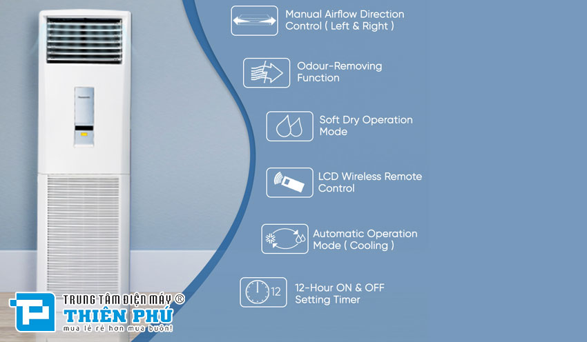 Điều hòa cây Panasonic 36000btu giá rẻ S-34PB3H5/U-34PSB3H5 tiết kiệm điện phù hợp với không gian lớn