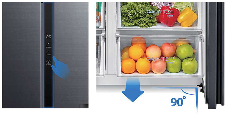 Tủ lạnh Toshiba inverter 596 lít GR-RS775WI-PMV(06)-MG thiết kế sang trọng, làm lạnh vượt trội