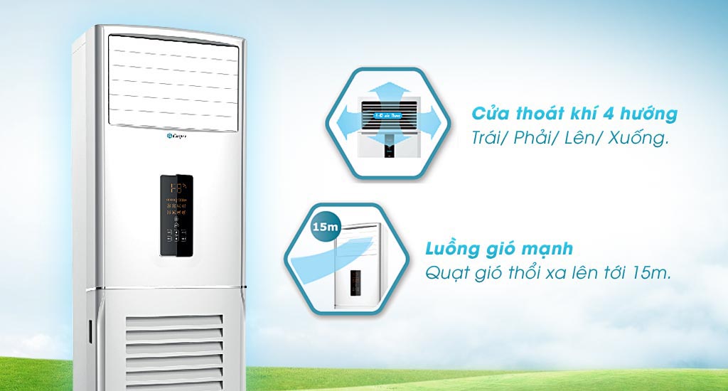 Điều hòa cây Casper 48000btu FC-48TL22 lý tưởng cho nhà hàng và văn phòng có diện tích lớn