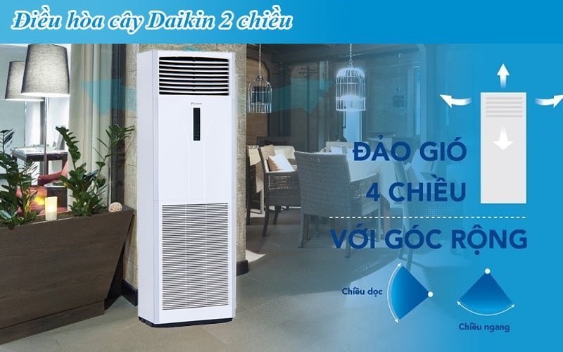 Lý do nên mua điều hòa cây Daikin 28000Btu 1 Chiều FVC85AV1V/RC85AGV1V