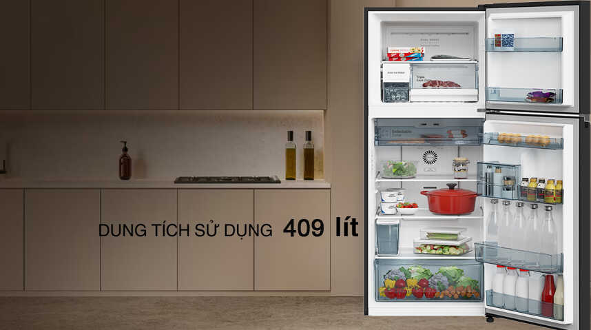 Vì sao bạn nên mua tủ lạnh Hitachi HRTN6443SAGMGVN cho phòng bếp?