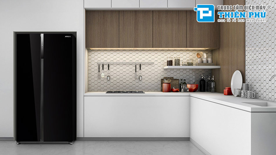 Tủ Lạnh Hitachi Side By Side Inverter 525 Lít HRSN9552DGBVN