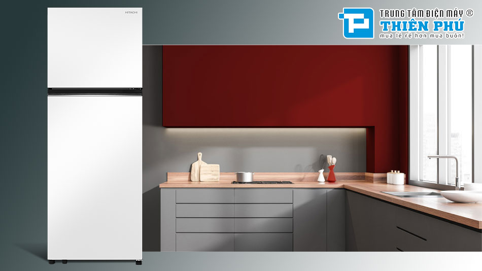 Tủ Lạnh Hitachi Inverter 2 Cánh 409 Lít HRTN6443SAMGWVN