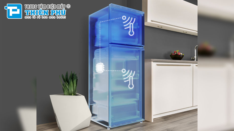 Tủ Lạnh Hitachi Inverter 2 Cánh 409 Lít HRTN6443SAMGWVN