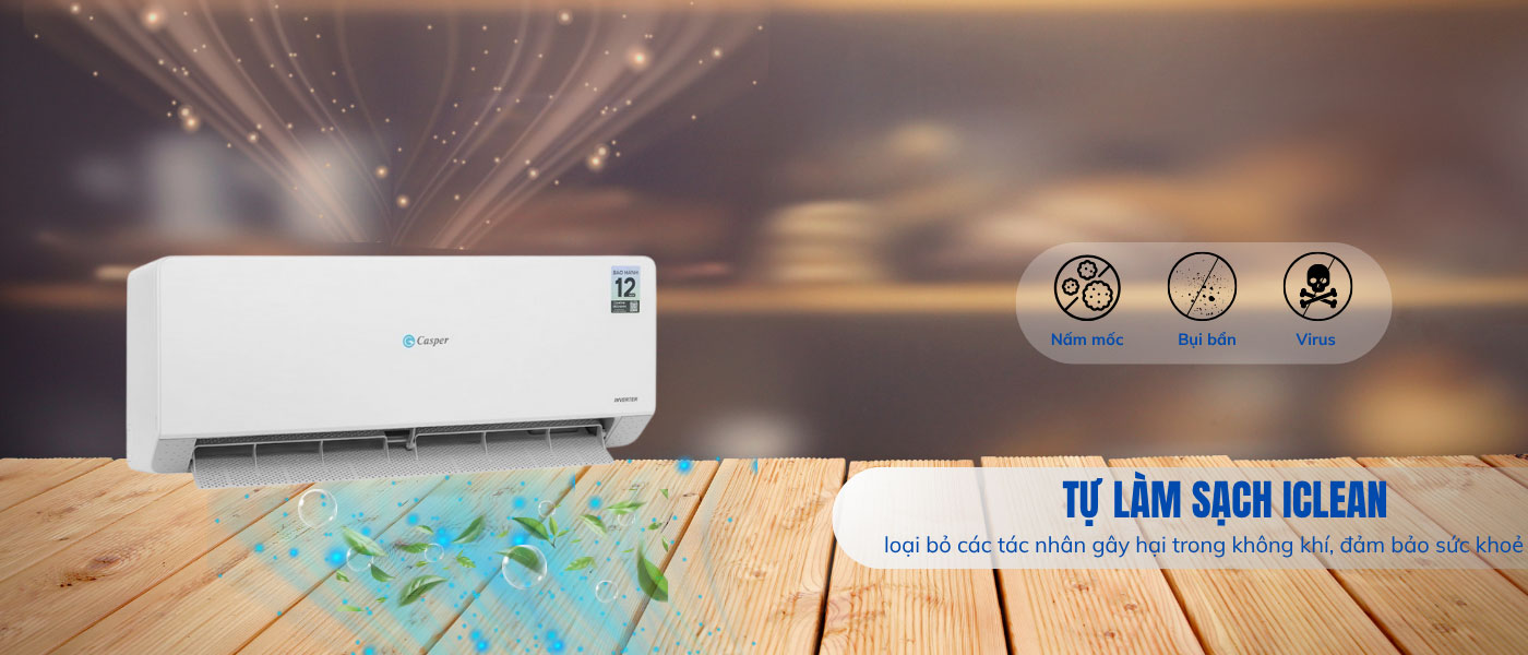 Chẳng cần nhiều tiền vẫn có điều hòa làm mát cực xịn là điều hòa Casper QC-12IU36A