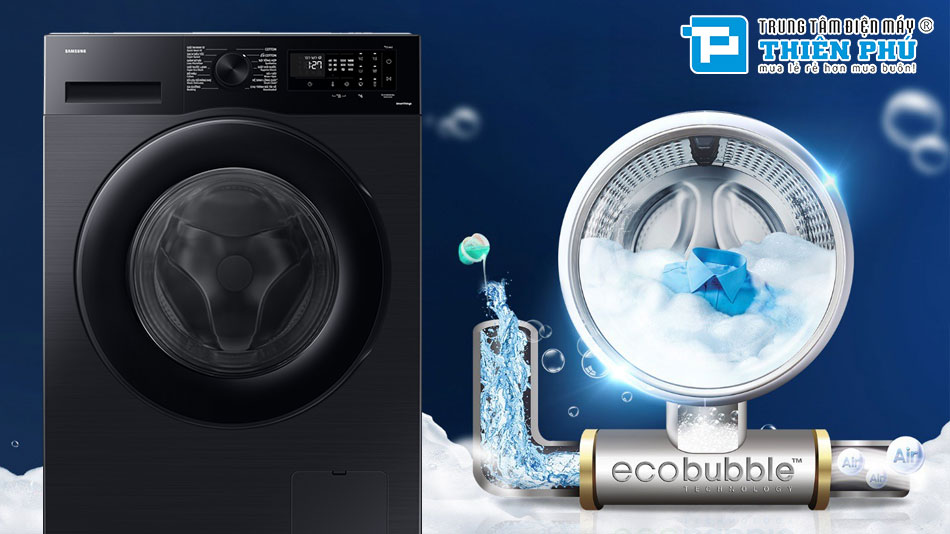 Máy giặt Samsung 12kg WW12CGC04DABSV giặt mạnh, vận hành cực êm