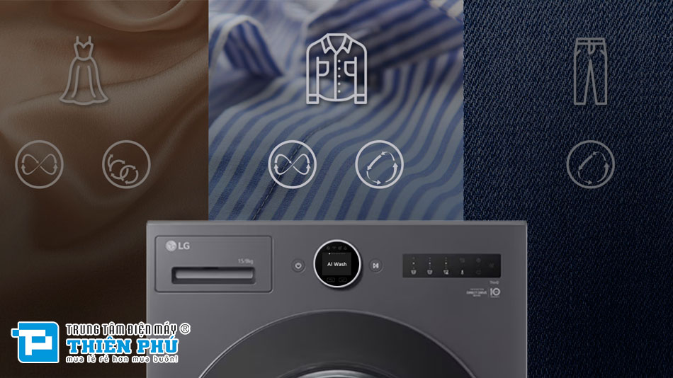 Máy giặt LG 12kg cửa ngang FX1412S3K mới ra mắt 2025 có gì đặc biệt