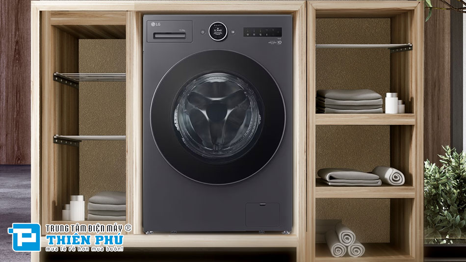 Máy giặt LG 12kg FX1412S3KAV gây ấn tượng bởi loạt công nghệ hiện đại