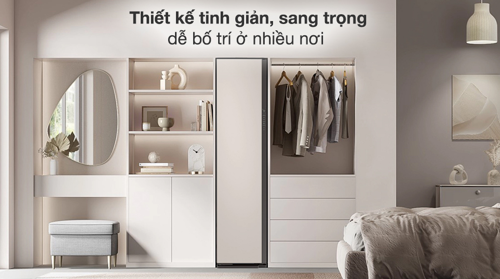 Cơ chế hoạt động và những điểm nổi bật có trong tủ chăm sóc quần áo thông minh