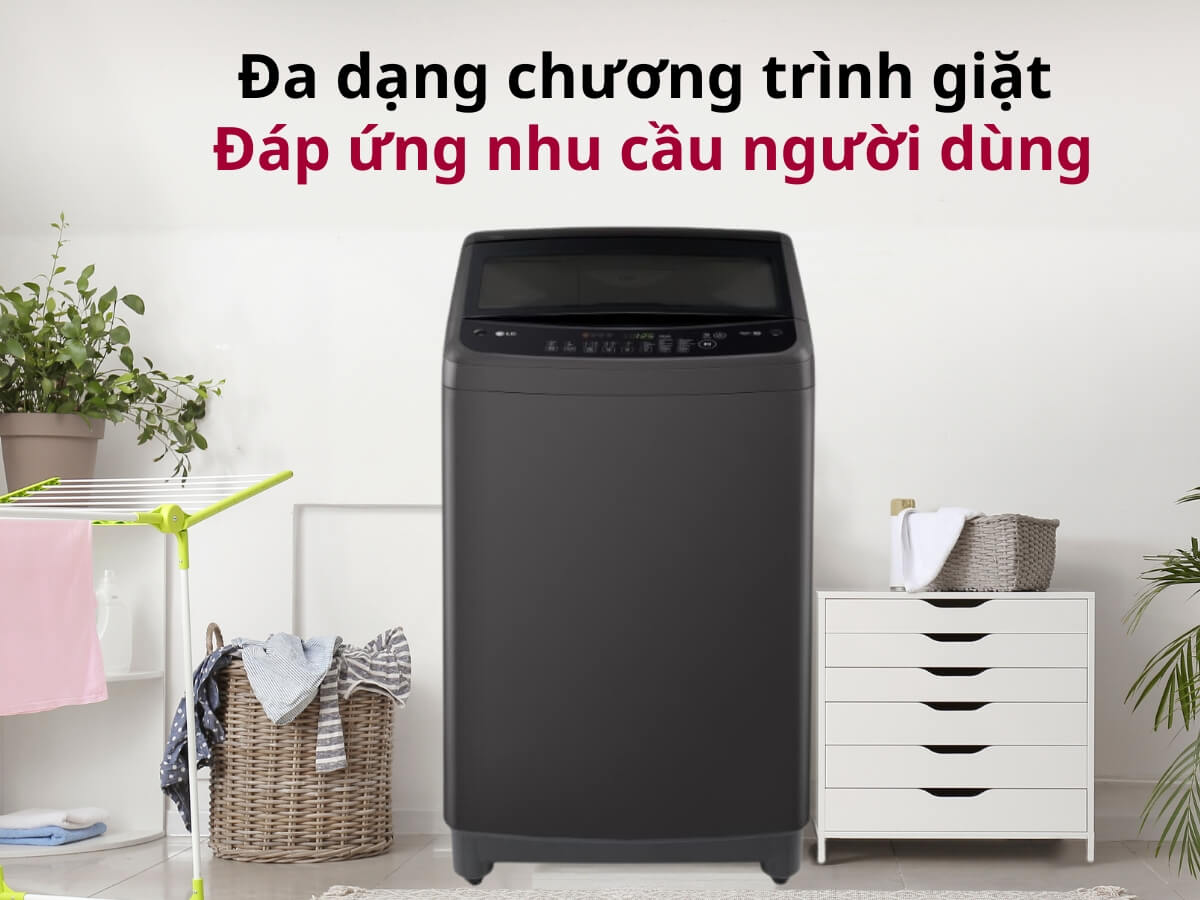Máy giặt LG cửa trên T2310VS2B đời mới thời thượng, giá chỉ nhỉnh khoảng 6- 7 triệu đồng