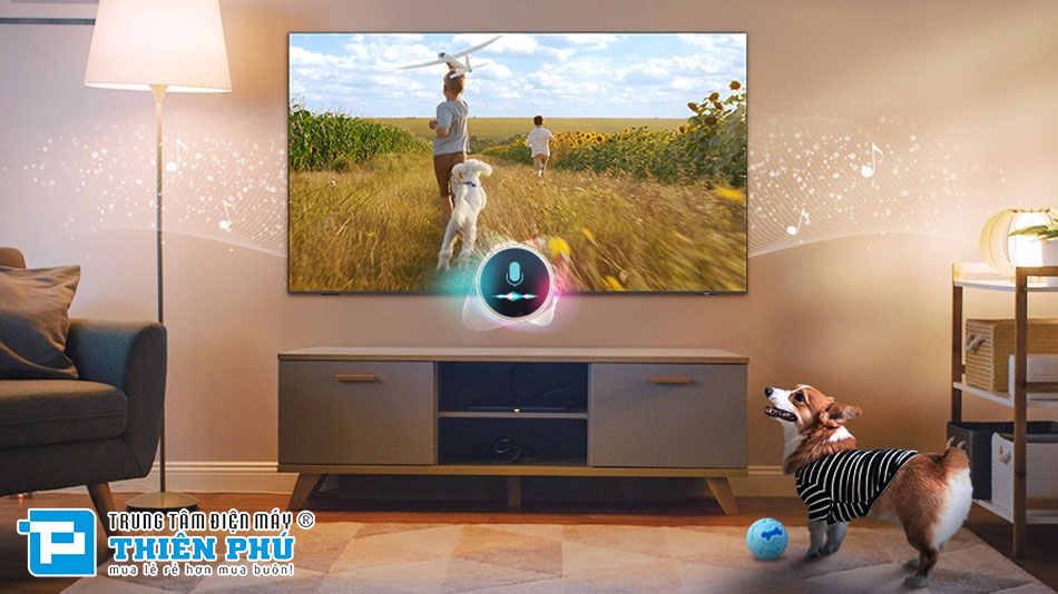 Smart tivi Samsung 55 inch QA55Q7FAAKXXV có đáng mua 2025? Trải nghiệm thực tế hình ảnh, âm thanh và AI Vision