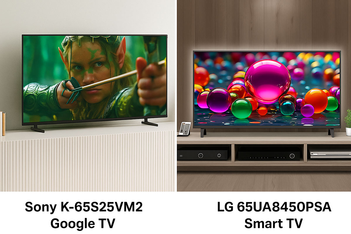 So sánh chi tiết giữa tivi Sony K-65S25VM2 và tivi LG 65UA8450PSA, lựa chọn nào đáng giá?