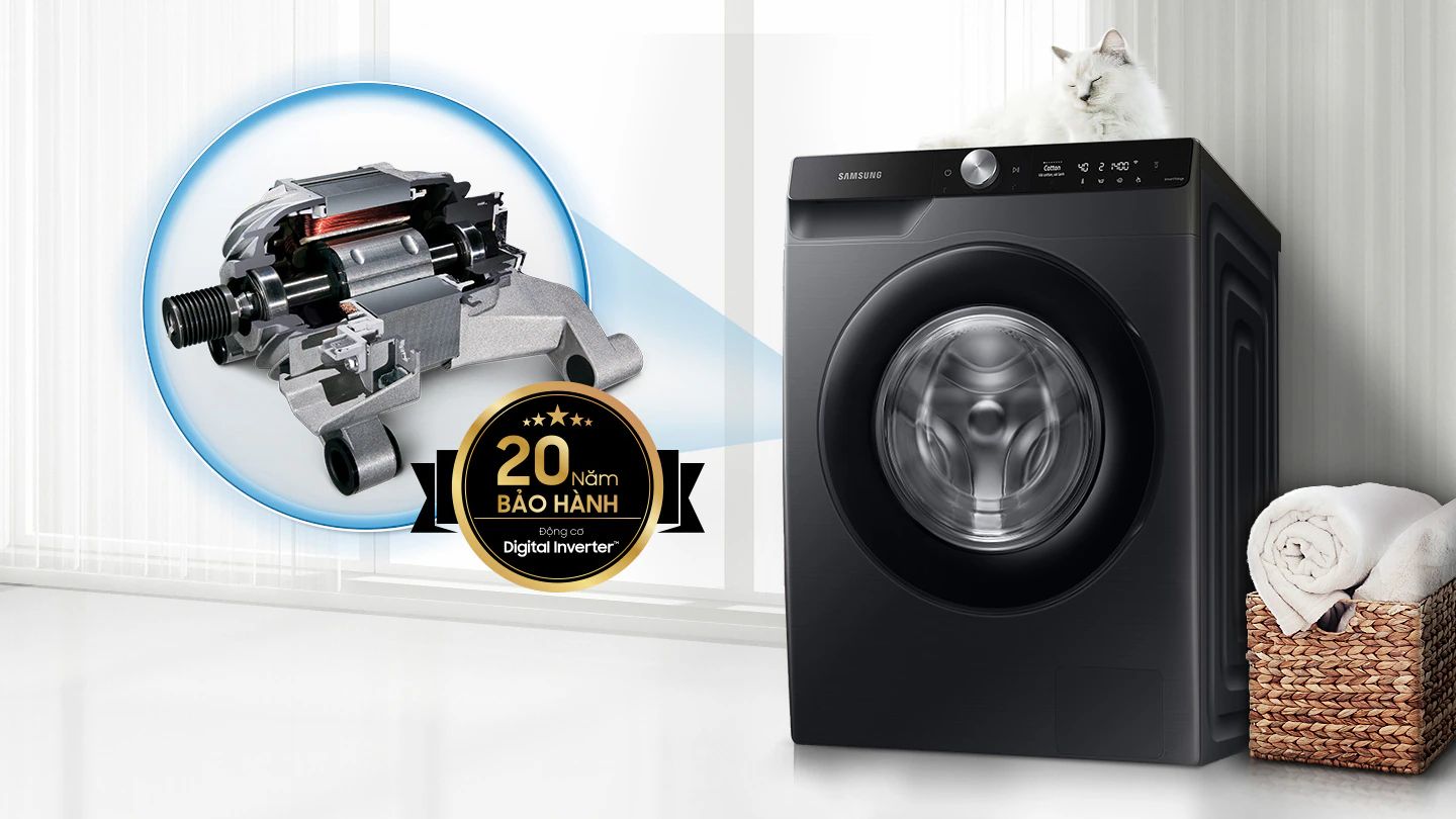 Máy giặt Samsung 12kg WW12CG604DLBSV - Sản phẩm không thể bỏ lỡ năm 2025