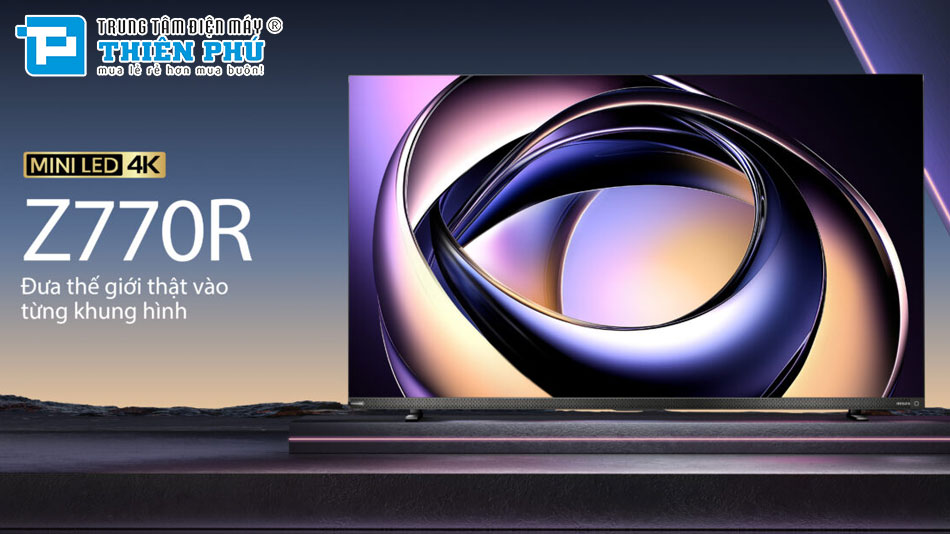 Smart Tivi Toshiba AI 65 Inch 4K Mini LED 65Z770RP