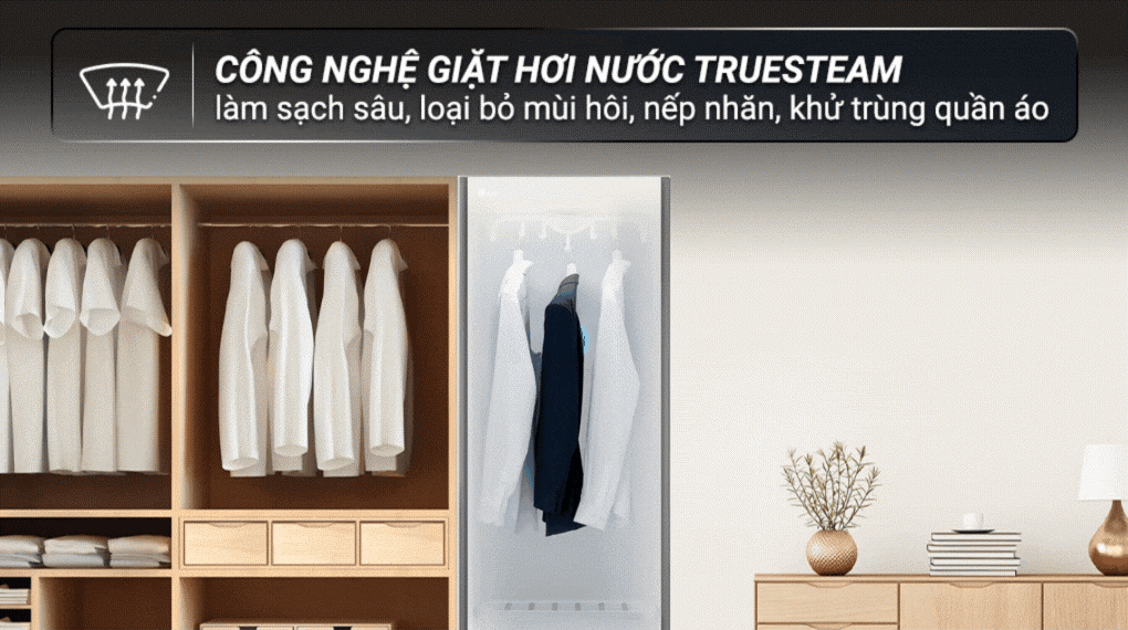 Cơ chế hoạt động và những điểm nổi bật có trong tủ chăm sóc quần áo thông minh