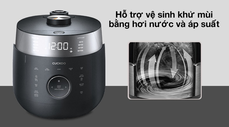 Trải nghiệm nấu cơm ngon chuẩn vị với nồi cơm điện cao tần Cuckoo CRP-LHTR1009