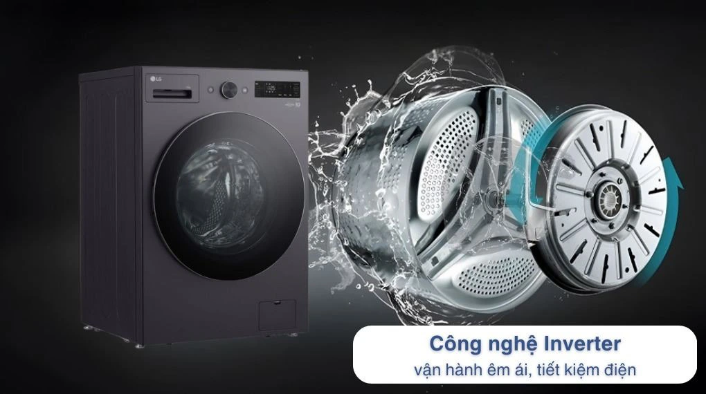 6 Tính năng ấn tượng trên máy giặt LG 12kg FX1412S3KAV thu hút người dùng