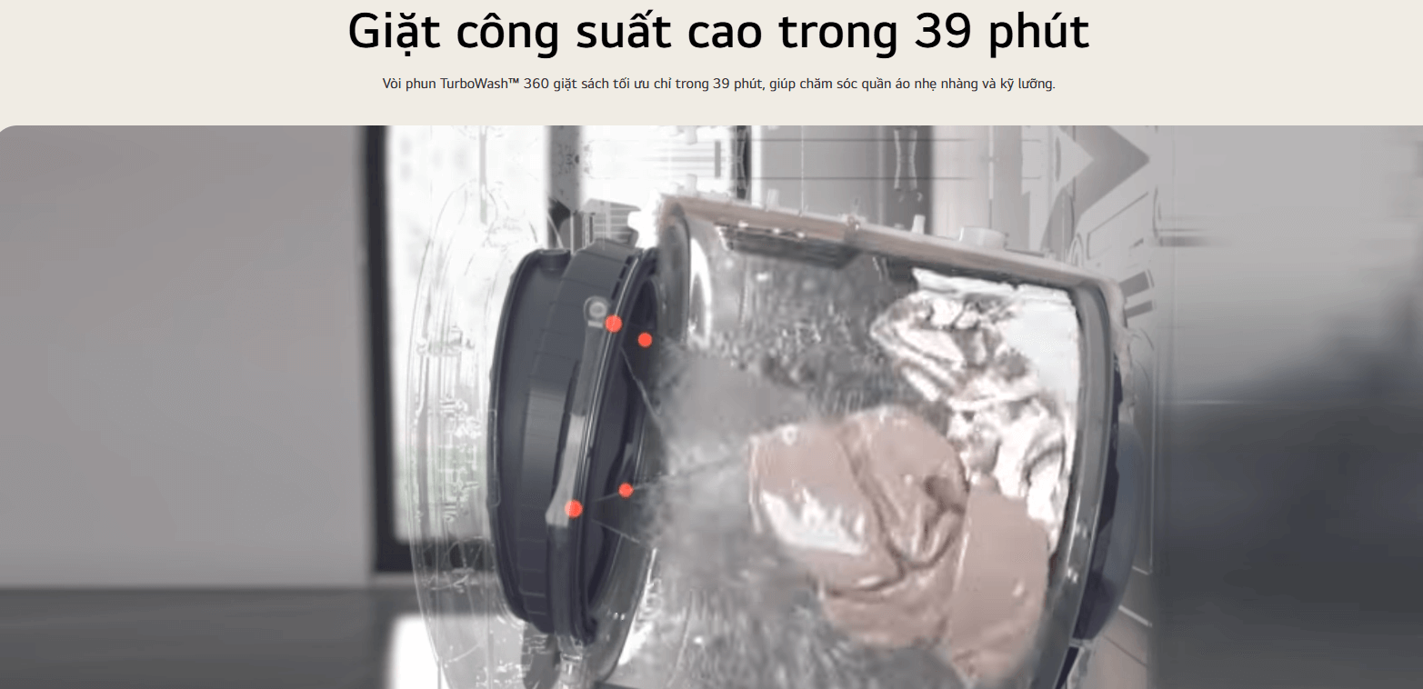 Vì sao máy giặt LG 14kg FX1414S3KA “Trợ lý giặt giũ” đáng tin cậy trong nhà bạn?