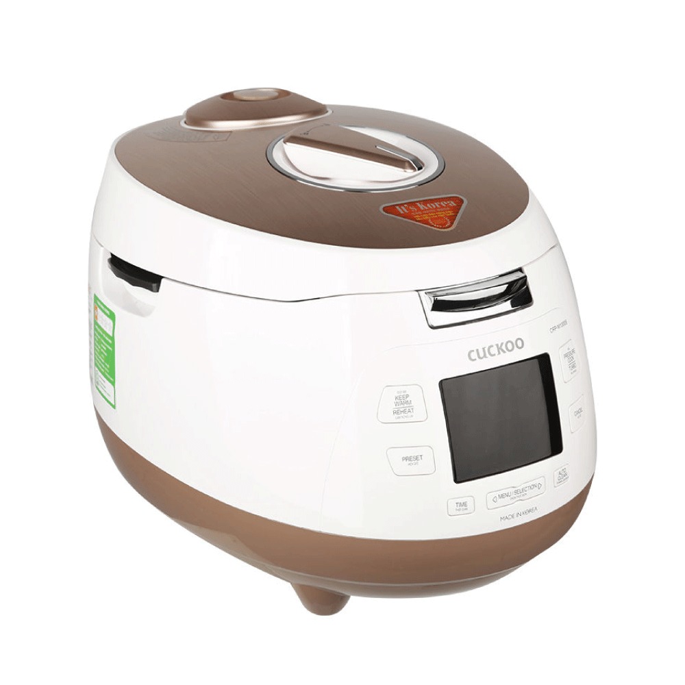Nồi cơm áp suất điện tử Cuckoo CRP-M1000S 1.8 Lít Trắng – Hồng giải pháp nấu cơm nhanh, ngon và tiện nghi cho mọi gia đình
