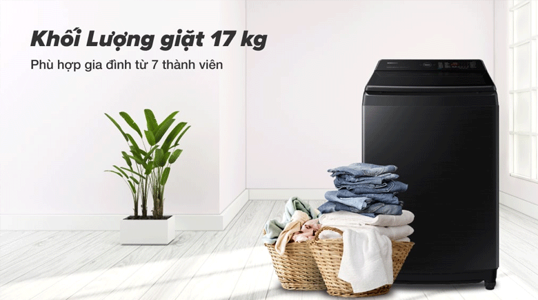 Những tính năng ít người để ý nhưng rất đáng giá máy giặt Samsung lồng đứng 17kg WA17CG6886BVSV