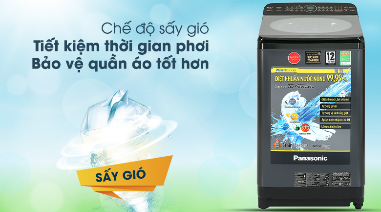 Máy giặt Panasonic inverter 9.5 Kg NA-FD95V1BRV thiết kế hiện đại, công nghệ tiên tiến