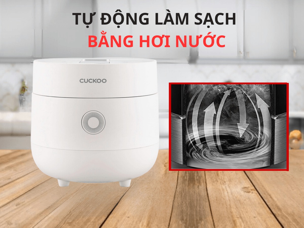 Nồi cơm điện tử Cuckoo CR-0675FW 1.0 Lít giải pháp nấu cơm ngon chuẩn Hàn cho gia đình nhỏ
