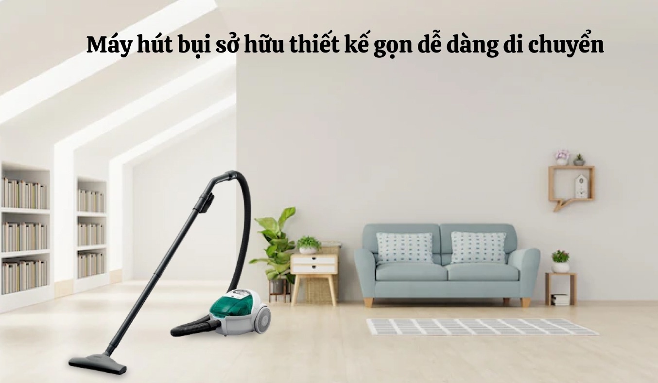 Máy hút bụi Hitachi CV-BF16 giải pháp làm sạch hiện đại với công nghệ Nhật Bản bền bỉ