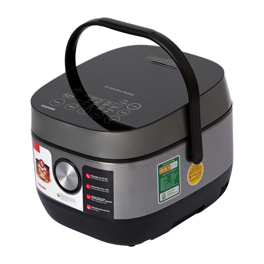 Nồi cơm điện cao tần Toshiba RC-10IP1PV đầu tư xứng đáng cho bữa cơm ngon