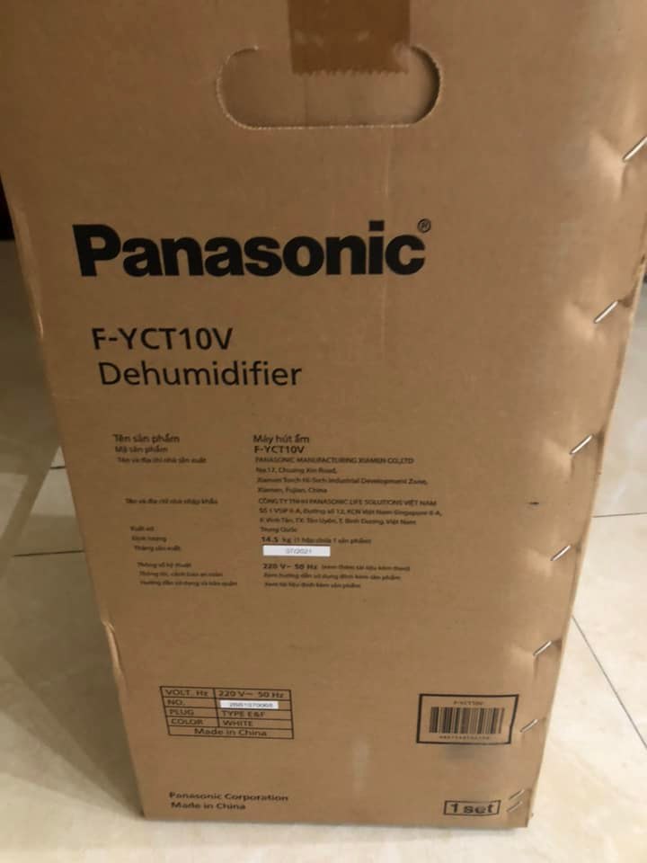 Máy hút ẩm Panasonic F-YCT10V giữ không khí khô ráo và bảo vệ sức khỏe gia đình