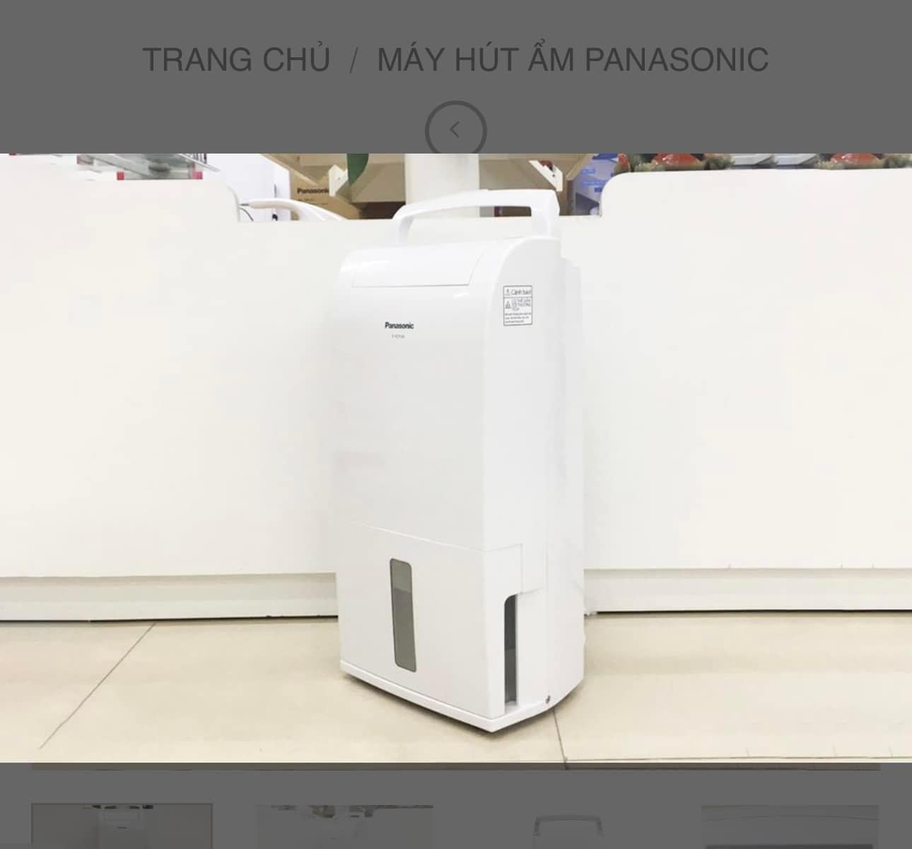 Máy hút ẩm Panasonic F-YCT14V, lựa chọn hai trong một tiết kiệm chi phí