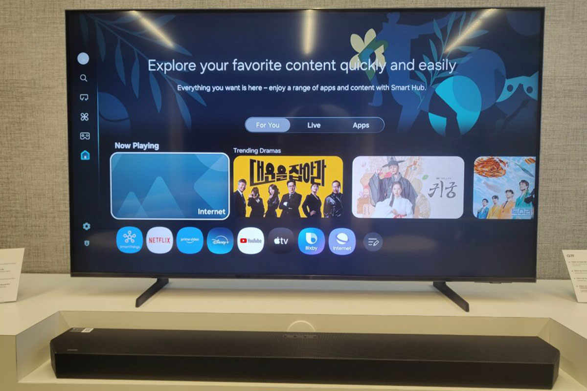 Tối ưu chất lượng hình ảnh với Smart tivi Samsung 55 inch QA55QEF1AKXXV