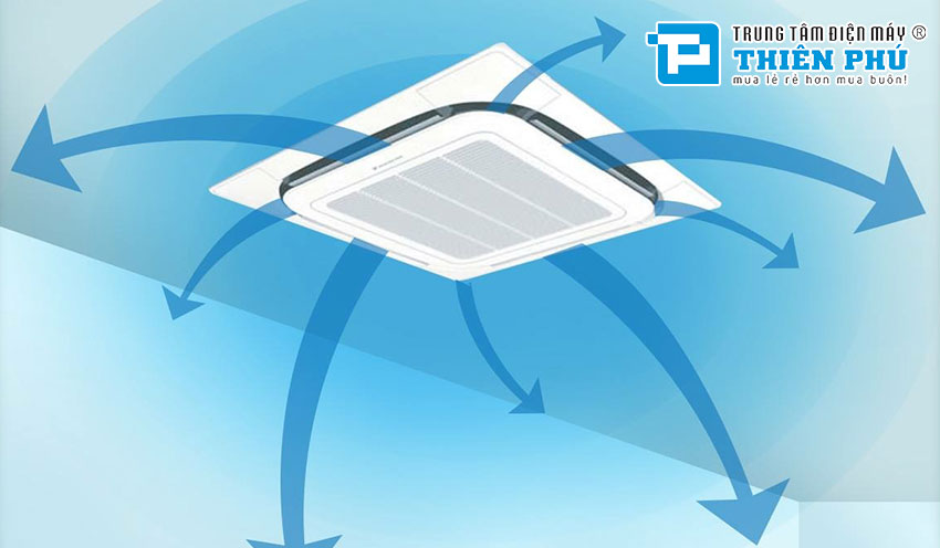 Hướng dẫn lắp đặt và điều chỉnh gió trên điều hòa âm trần Daikin 18000btu PCFC50AV1V/RZFC50AGV19 