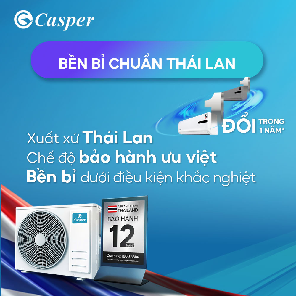 Điều hòa Casper 9000btu GC-09IB36, lựa chọn chất lượng tốt với giá cả phải chăng