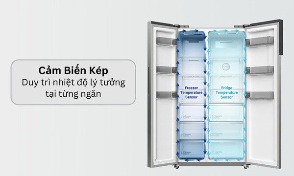 Tại sao nên chọn tủ lạnh Hitachi HRSN9552DGBVN cho không gian bếp?