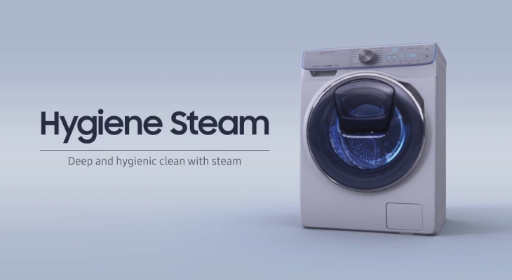 Giặt hơi nước Hygiene Steam trên máy giặt Samsung 10kg WW10DB7U34GWSV có thực sự diệt khuẩn?