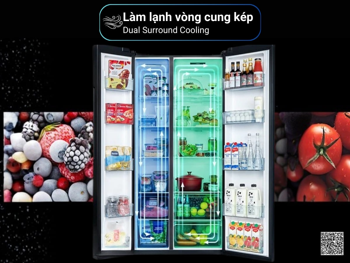 Điểm những tính năng nổi bật trên tủ lạnh Hitachi 2 cánh HRSN9552DGBVN