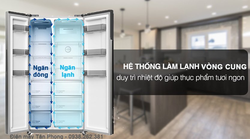 Tại sao nên chọn tủ lạnh Hitachi HRSN9552DGBVN cho không gian bếp?