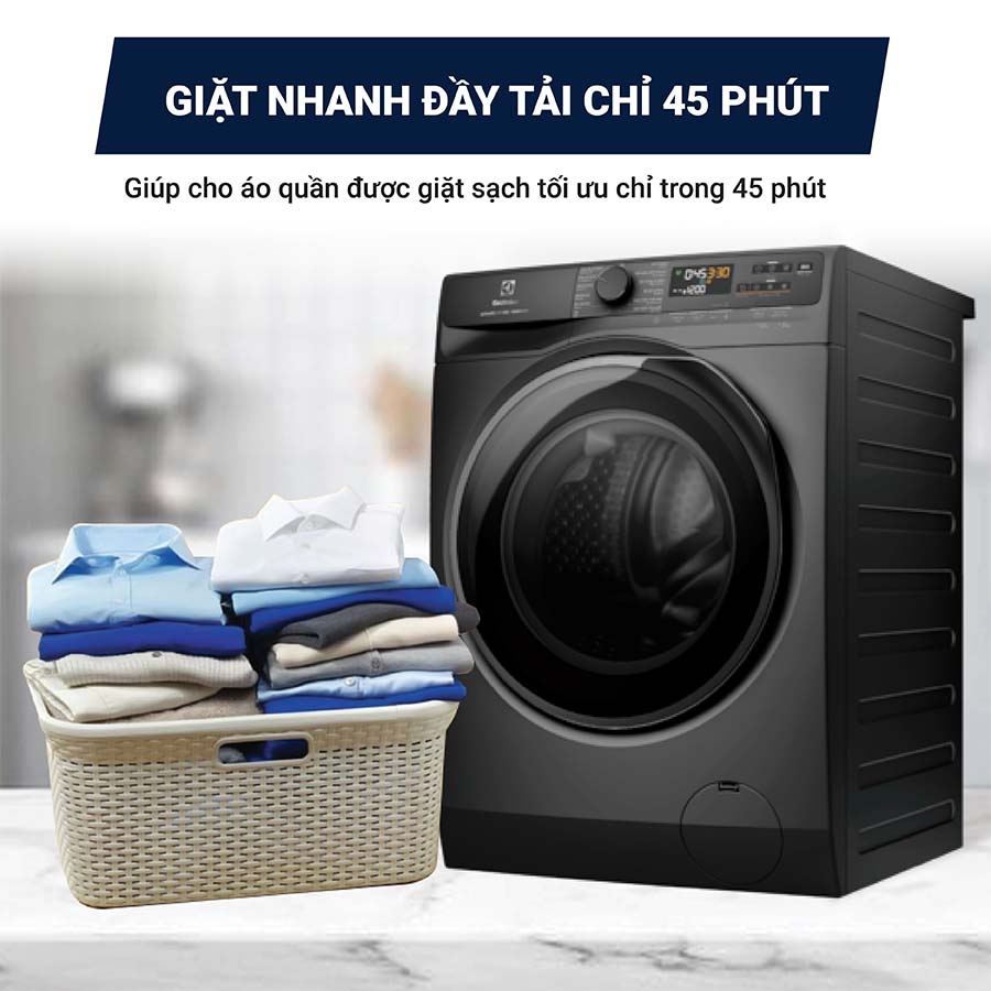 Hướng dẫn chọn chế độ sấy đúng cách trên máy giặt sấy Electrolux 10kg giá rẻ EWW1023P5SC