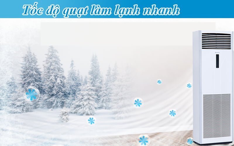 Giải pháp làm mát tối ưu cho phòng khách lớn, văn phòng điều hòa cây Daikin 42000btu FVA125AMVM/RZF125DVM