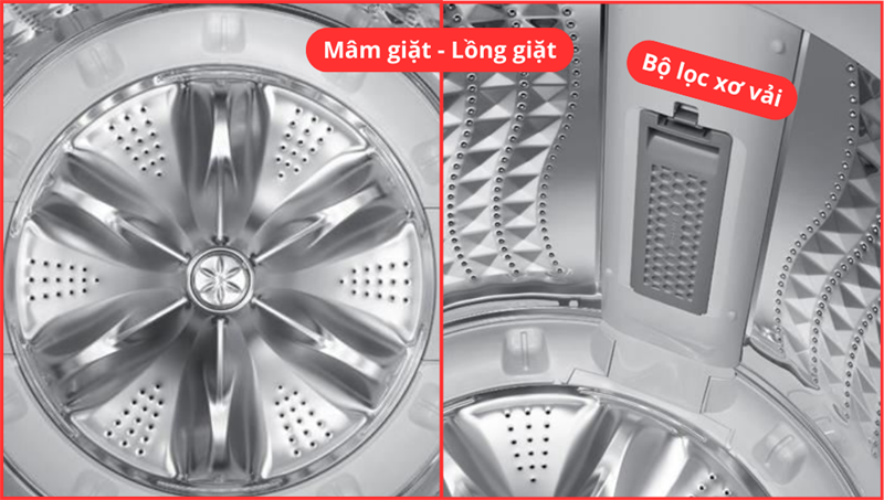 Đánh giá độ bền trên máy giặt Samsung cửa trên 15kg WA80F15B6BSV