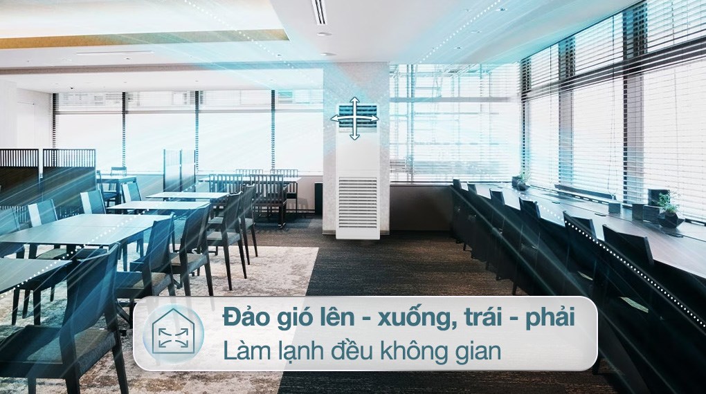 Điều hòa cây Midea  MFJJ2-50CRN1 có đang mua cho phòng diện tích lớn? 