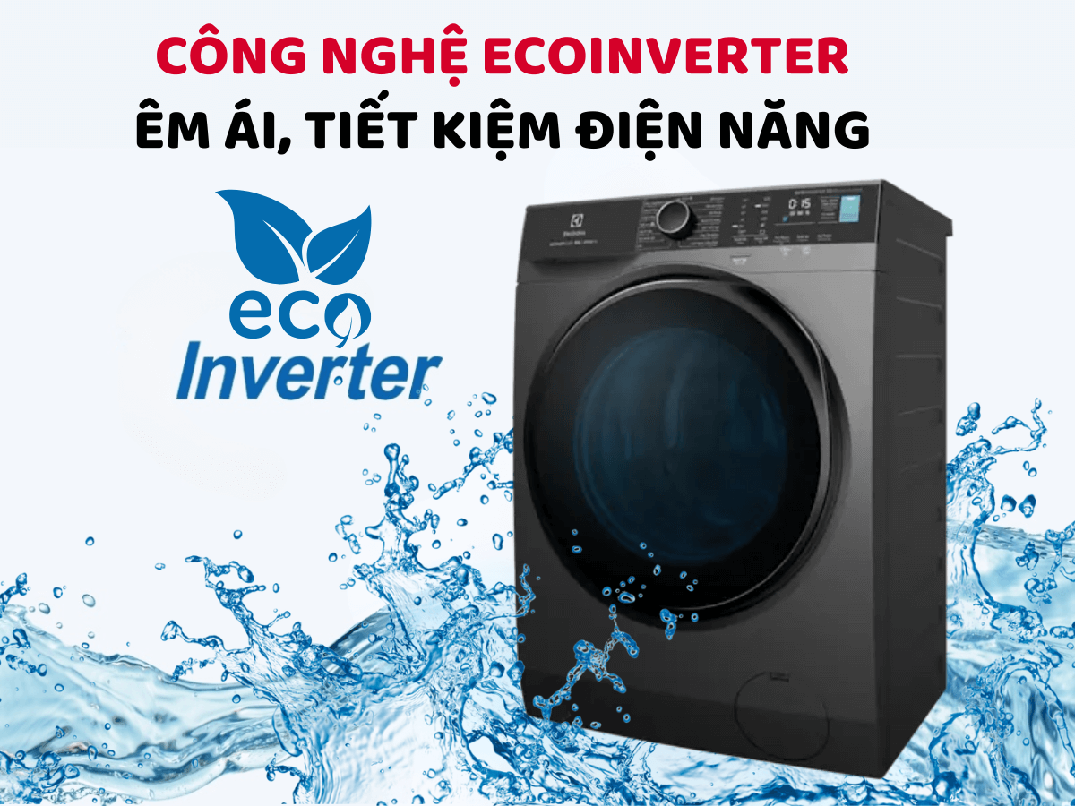 Máy giặt Electrolux lồng ngang EWF1024D3SC: Động cơ Eco Inverter và khả năng vận hành có thực sự êm