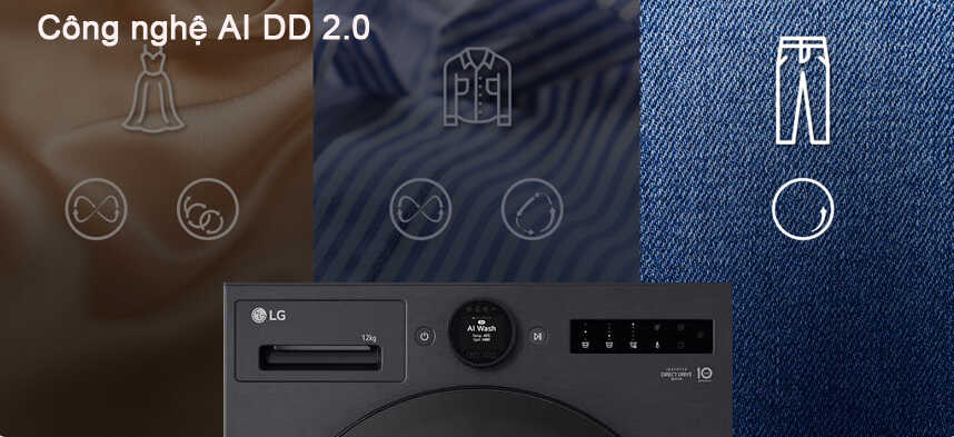 Tìm hiểu chi tiết khả năng giặt giũ trên máy giặt LG cửa ngang 14kg FX1414S3KA có như lời đồn