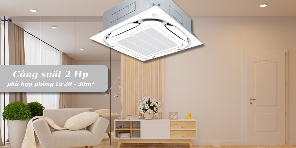 Đánh giá khả năng làm mát thực tế của điều hòa âm trần Daikin FCFC50DVM/RZFC50EVM