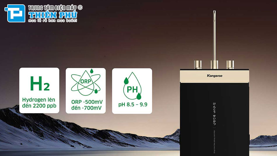 Những tính năng và công nghệ nổi bật trên máy lọc nước Kangaroo KGEP13A1