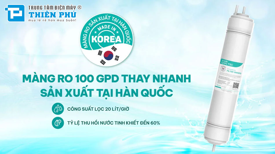 Đánh giá hệ thống 10 lõi lọc mạnh mẽ - Linh hồn của máy lọc nước Karofi Livotec 606