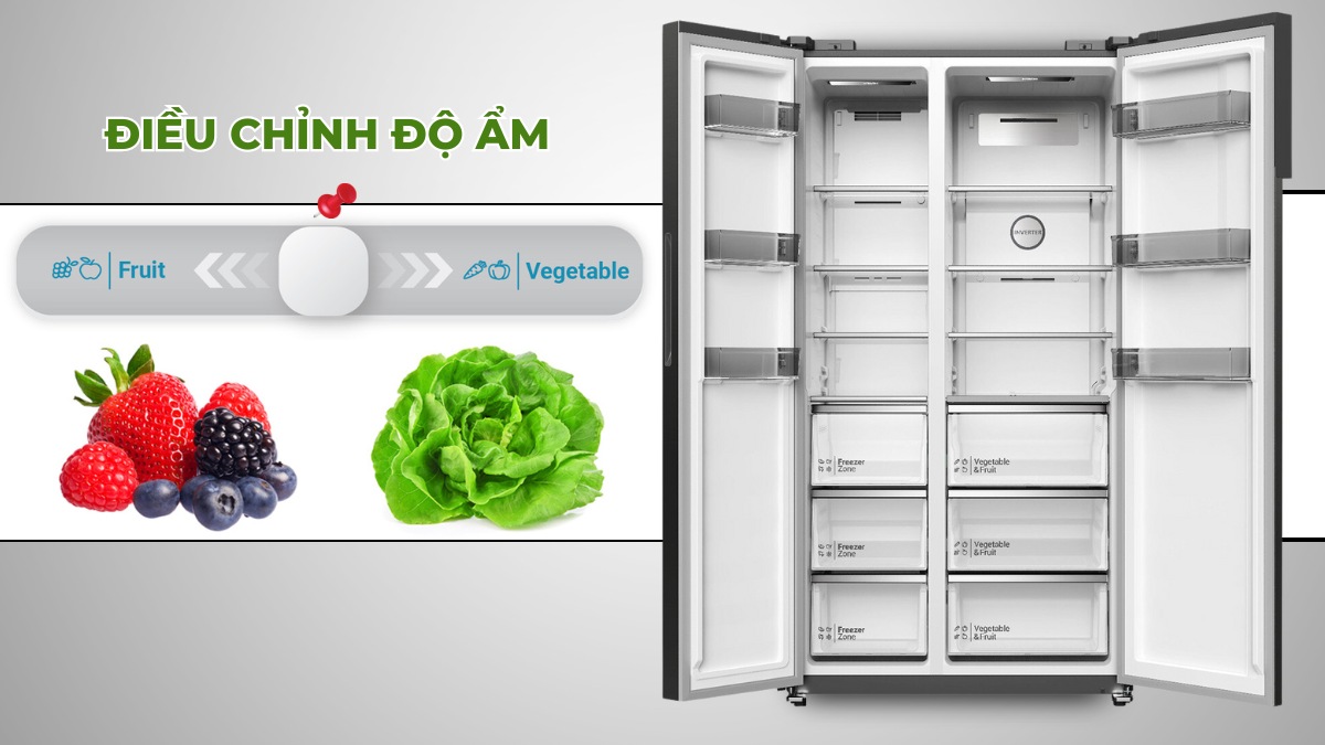 Tại sao nên chọn tủ lạnh Hitachi HRSN9552DGBVN cho không gian bếp?